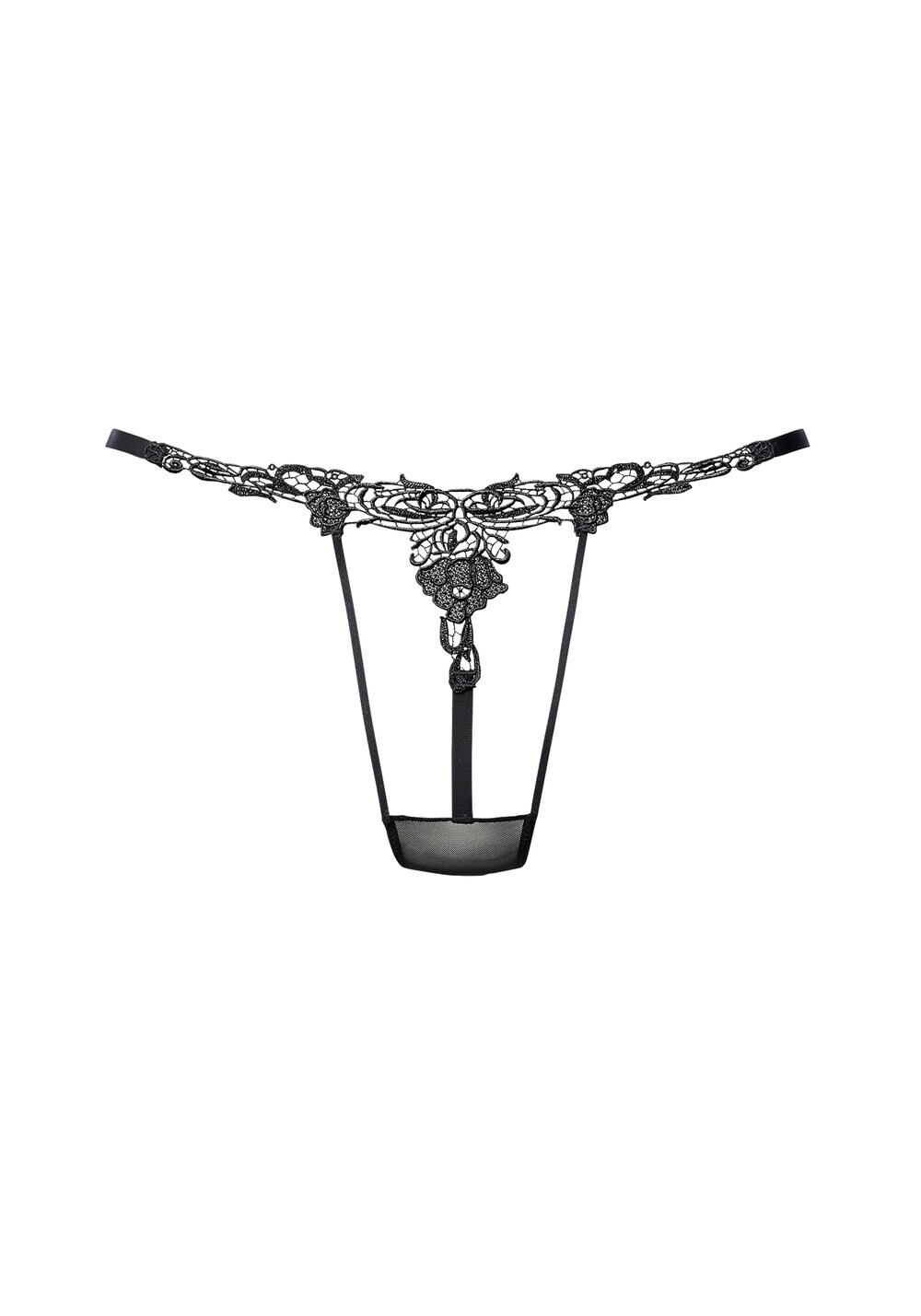 Стринги PETITE FLEUR GOLD, черный 
Стринги PETITE FLEUR GOLD, черный