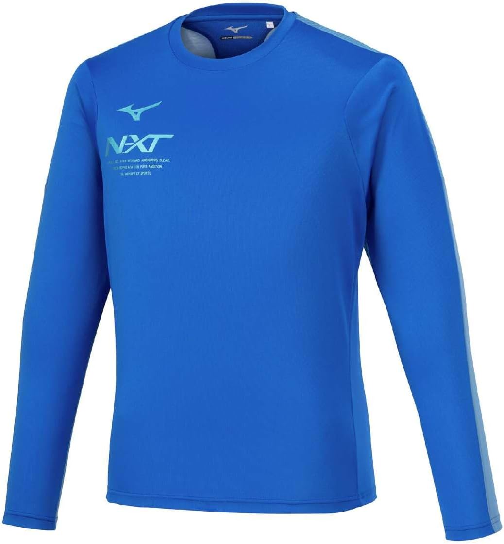 Тренировочная футболка для легкой атлетики NXT, с длинным рукавом, влагоотводящая, быстросохнущая, покрой Dynamotion, U2MAB502 Mizuno, синий
Тренировочная футболка для легкой атлетики NXT, с длинным рукавом, влагоотводящая, быстросохнущая, покрой Dynamotion, U2MAB502 Mizuno, синий