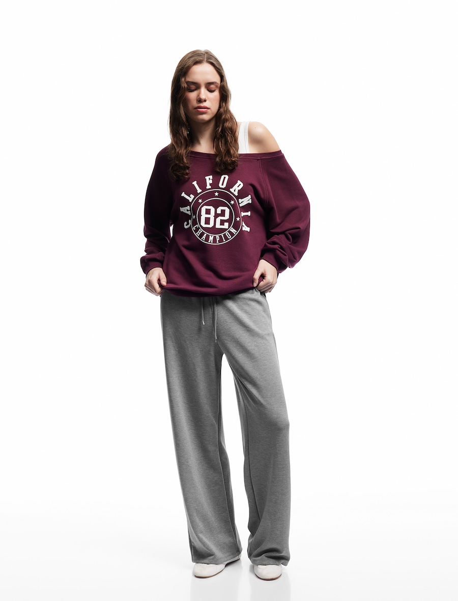 Брюки свободного кроя Koton, темно-серый
Брюки свободного кроя Koton, темно-серый