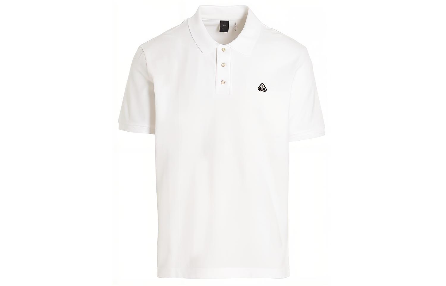 Пике поло с вышитым логотипом Moose Knuckles, белый
Пике поло с вышитым логотипом Moose Knuckles, белый