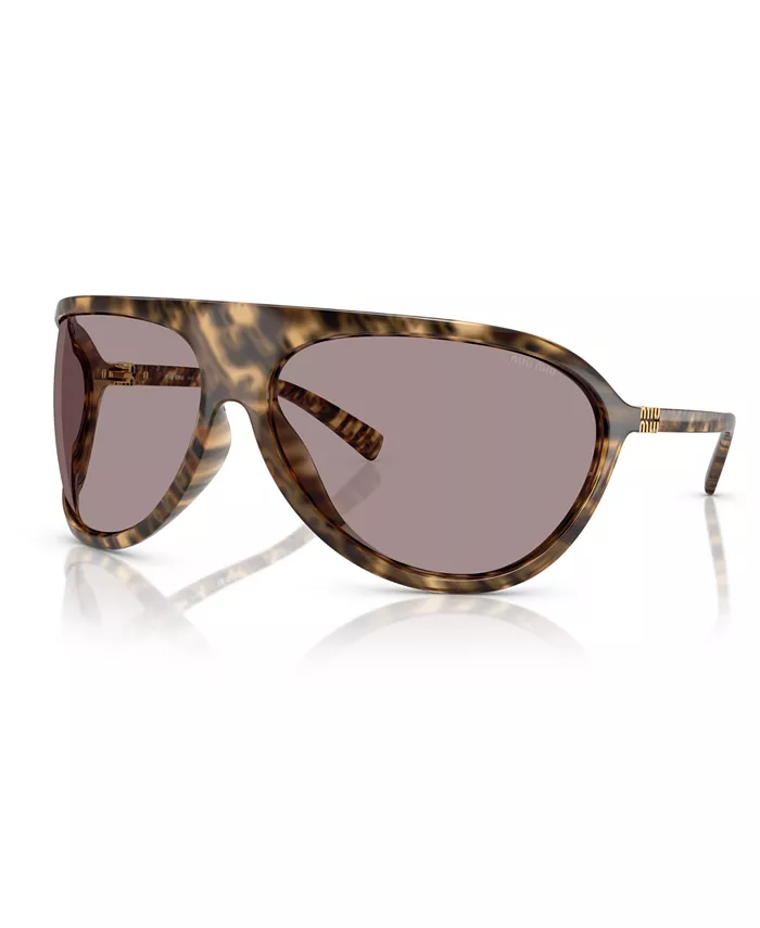 Женские солнцезащитные очки большого размера, MU A01S MIU MIU, коричневый
Женские солнцезащитные очки большого размера, MU A01S MIU MIU, коричневый