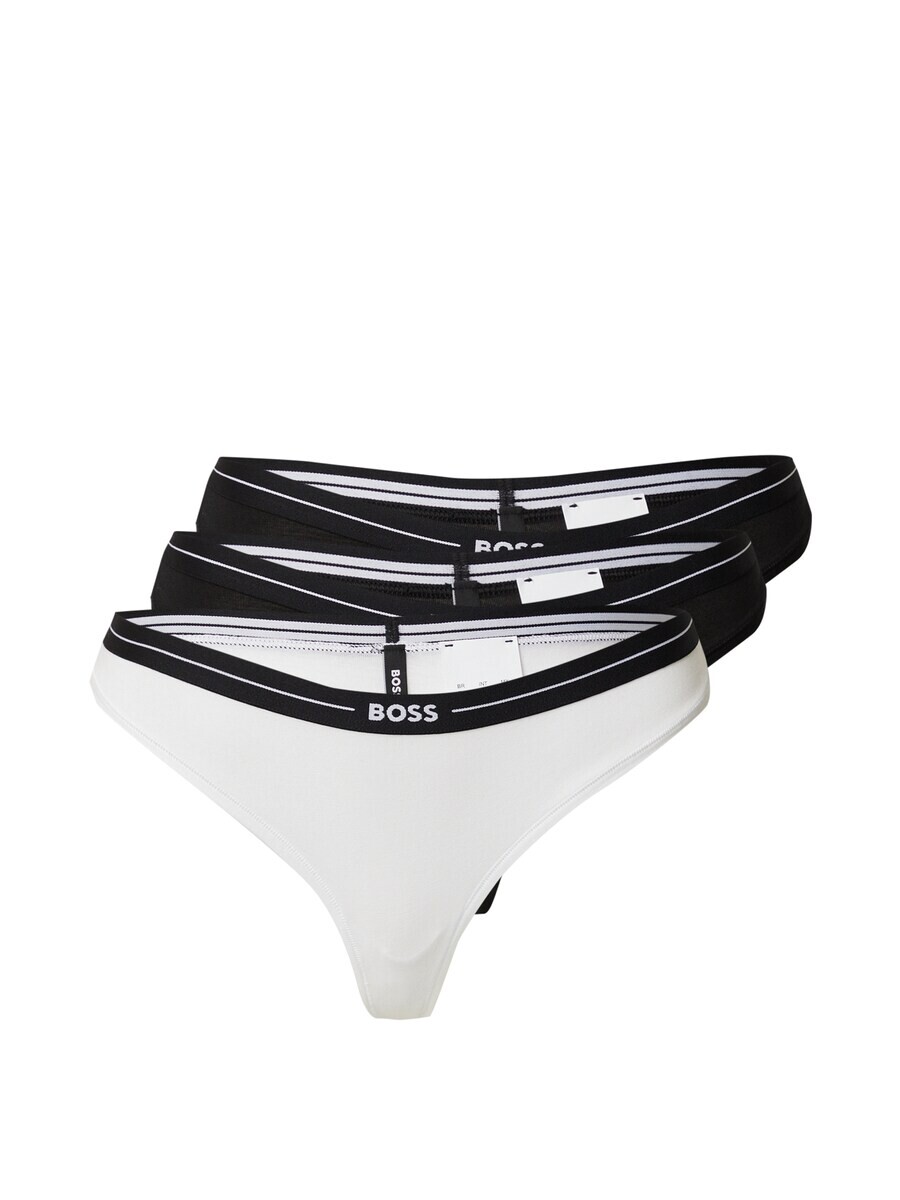 Стринги BOSS Thong, черный/белый
Стринги BOSS Thong, черный/белый