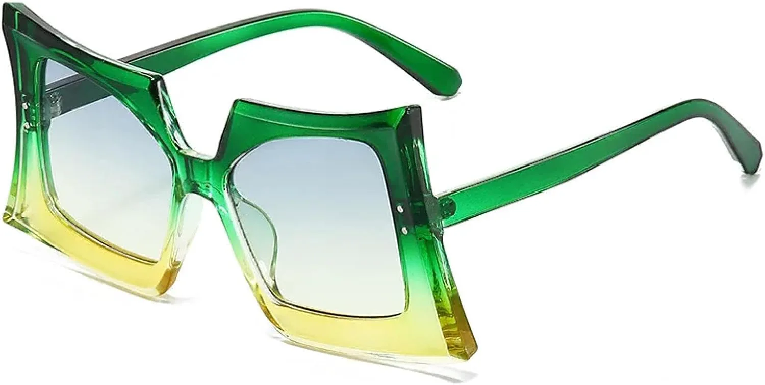 Винтажные солнцезащитные очки неправильной формы для женщин, градиентные ретро-очки с защитой от УФ-излучения UV400, очки для активного отдыха VVTWSSW, Greenyellow
Винтажные солнцезащитные очки неправильной формы для женщин, градиентные ретро-очки с защитой от УФ-излучения UV400, очки для активного отдыха VVTWSSW, Greenyellow