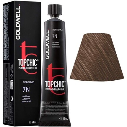 Topchic 7N Средний блондин 60мл, Goldwell
Topchic 7N Средний блондин 60мл, Goldwell