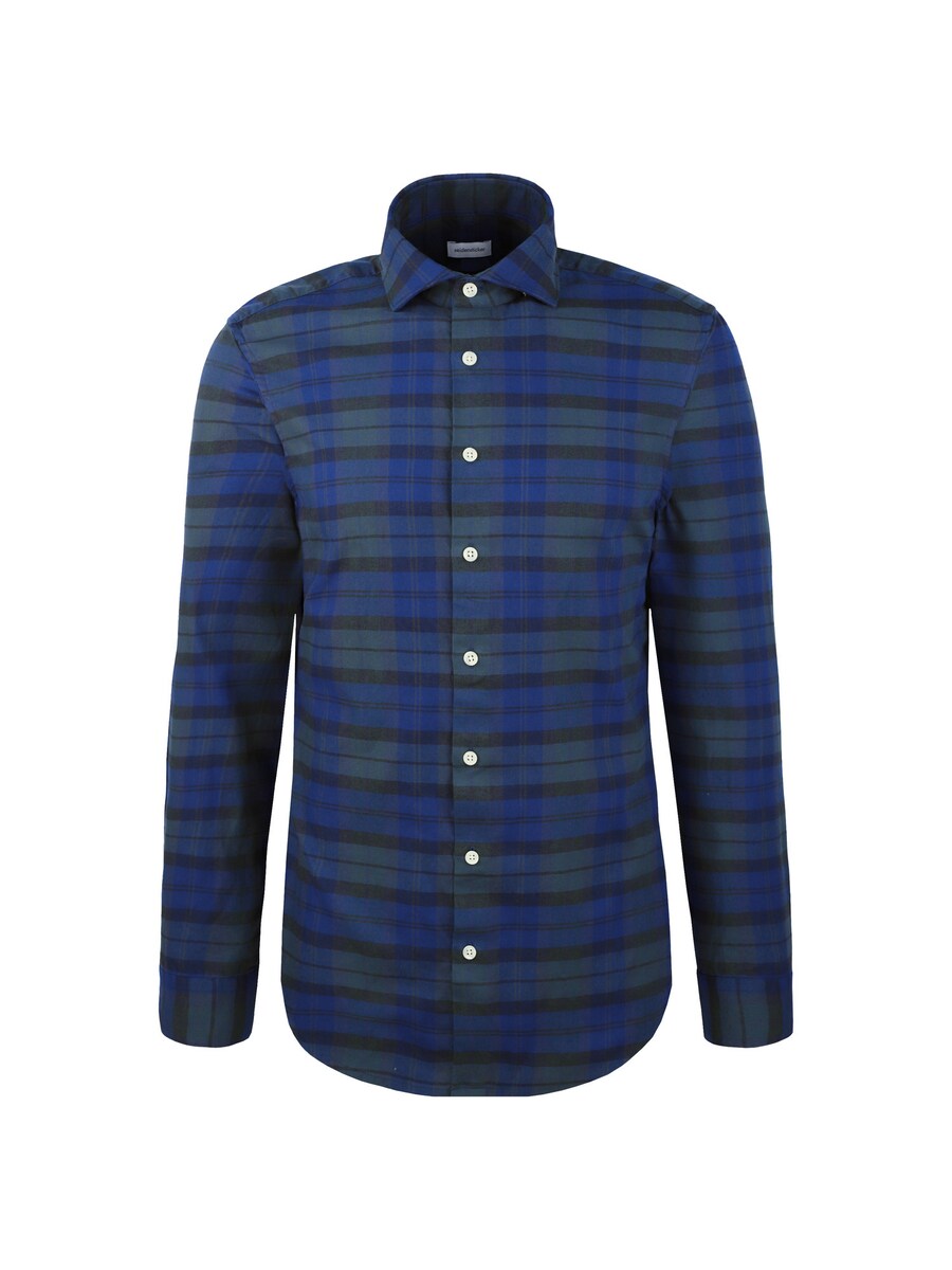 Рубашка Slim Fit на пуговицах SEIDENSTICKER, синий/темно-синий
Рубашка Slim Fit на пуговицах SEIDENSTICKER, синий/темно-синий