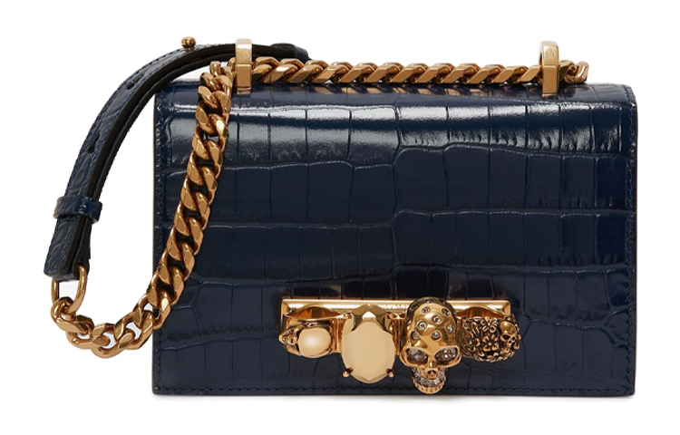 Alexander McQueen Миниатюрная женская сумка-кроссбод из коровьей кожи морской синий
Alexander McQueen Миниатюрная женская сумка-кроссбод из коровьей кожи морской синий