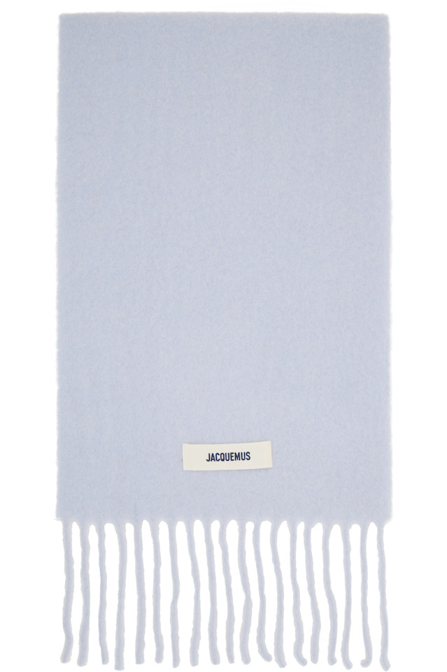 Jacquemus Синий шарф «Карро»
Jacquemus Синий шарф «Карро»