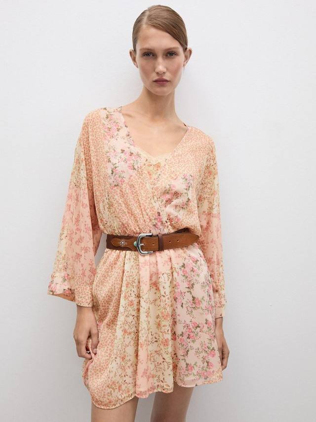 Леопардовое мини-платье cuca с цветочным принтом Mango, разноцветный
Леопардовое мини-платье cuca с цветочным принтом Mango, разноцветный