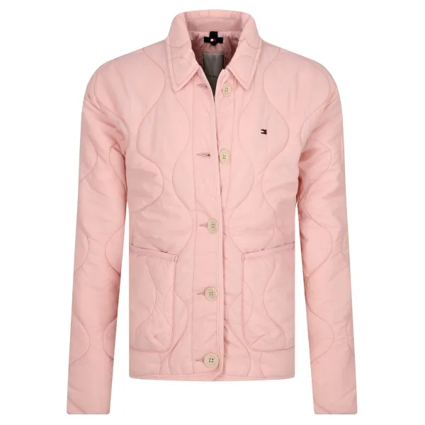 Стеганая куртка классического кроя Tommy Hilfiger, розовый
Стеганая куртка классического кроя Tommy Hilfiger, розовый