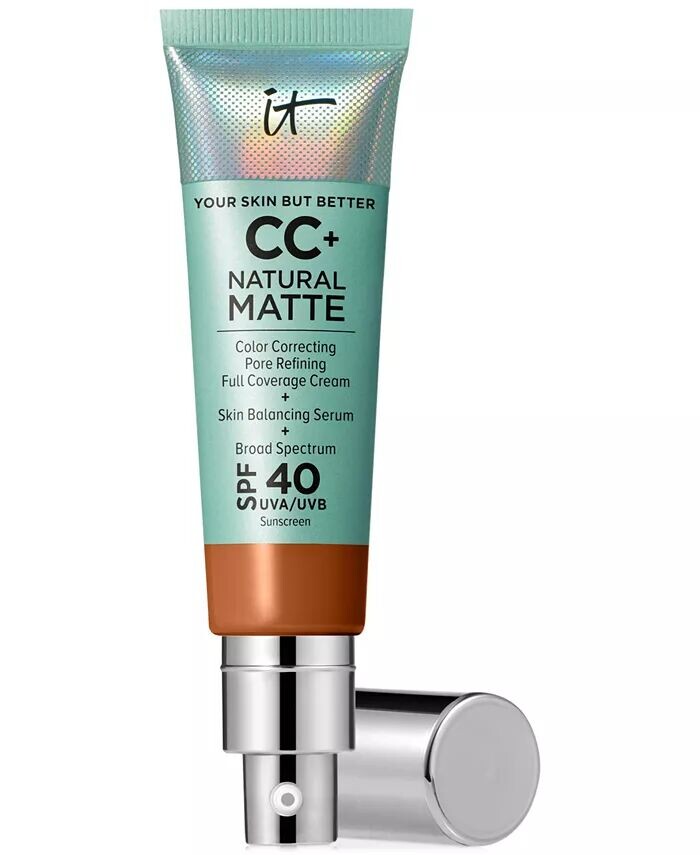 CC+ Крем-матовая основа SPF 40 It Cosmetics, цвет Rich Cool
CC+ Крем-матовая основа SPF 40 It Cosmetics, цвет Rich Cool