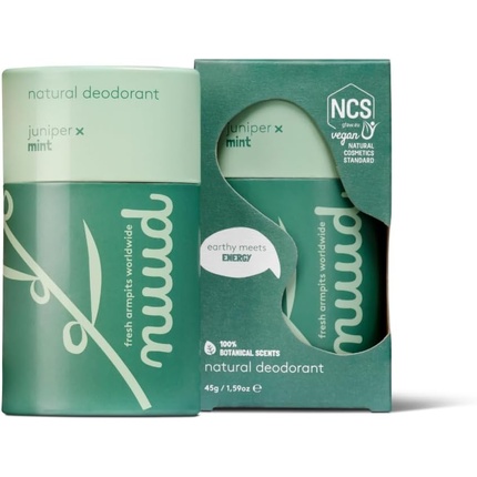 Натуральный веганский дезодорант Juniper X Mint Stick Nuud
Натуральный веганский дезодорант Juniper X Mint Stick Nuud