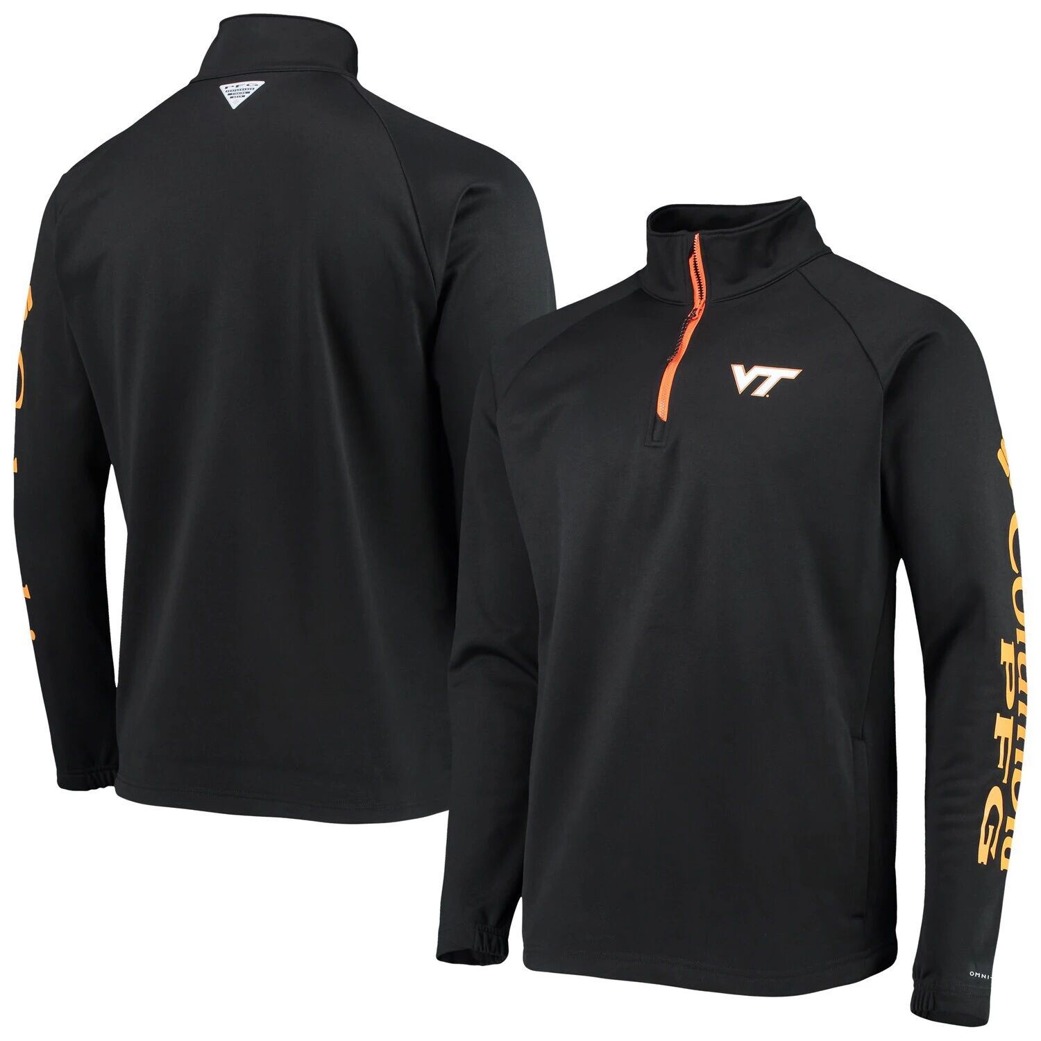 Мужская куртка Columbia Black Virginia Tech Hokies Terminal Tackle из флиса реглан с молнией на четверть, омни-оттенок
Мужская куртка Columbia Black Virginia Tech Hokies Terminal Tackle из флиса реглан с молнией на четверть, омни-оттенок