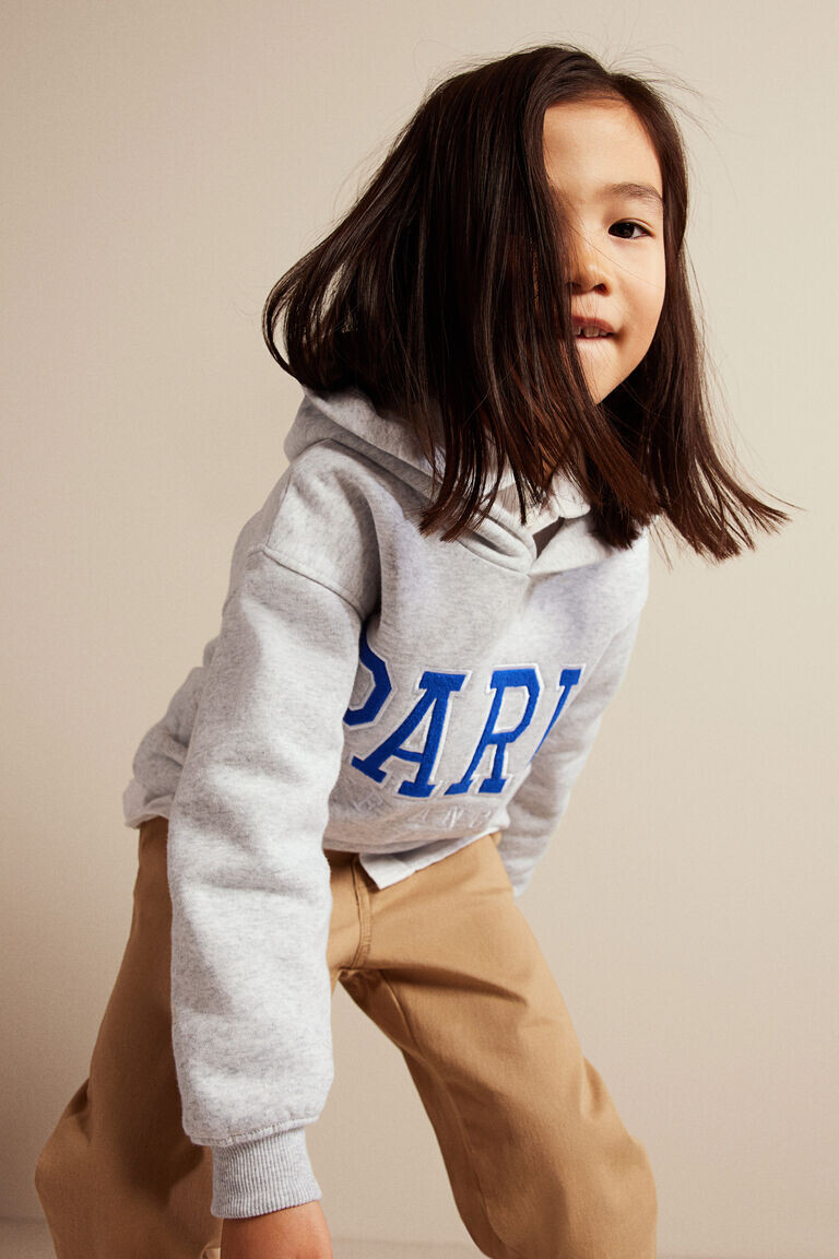 Худи с текстовым мотивом H&M, серый
Худи с текстовым мотивом H&M, серый