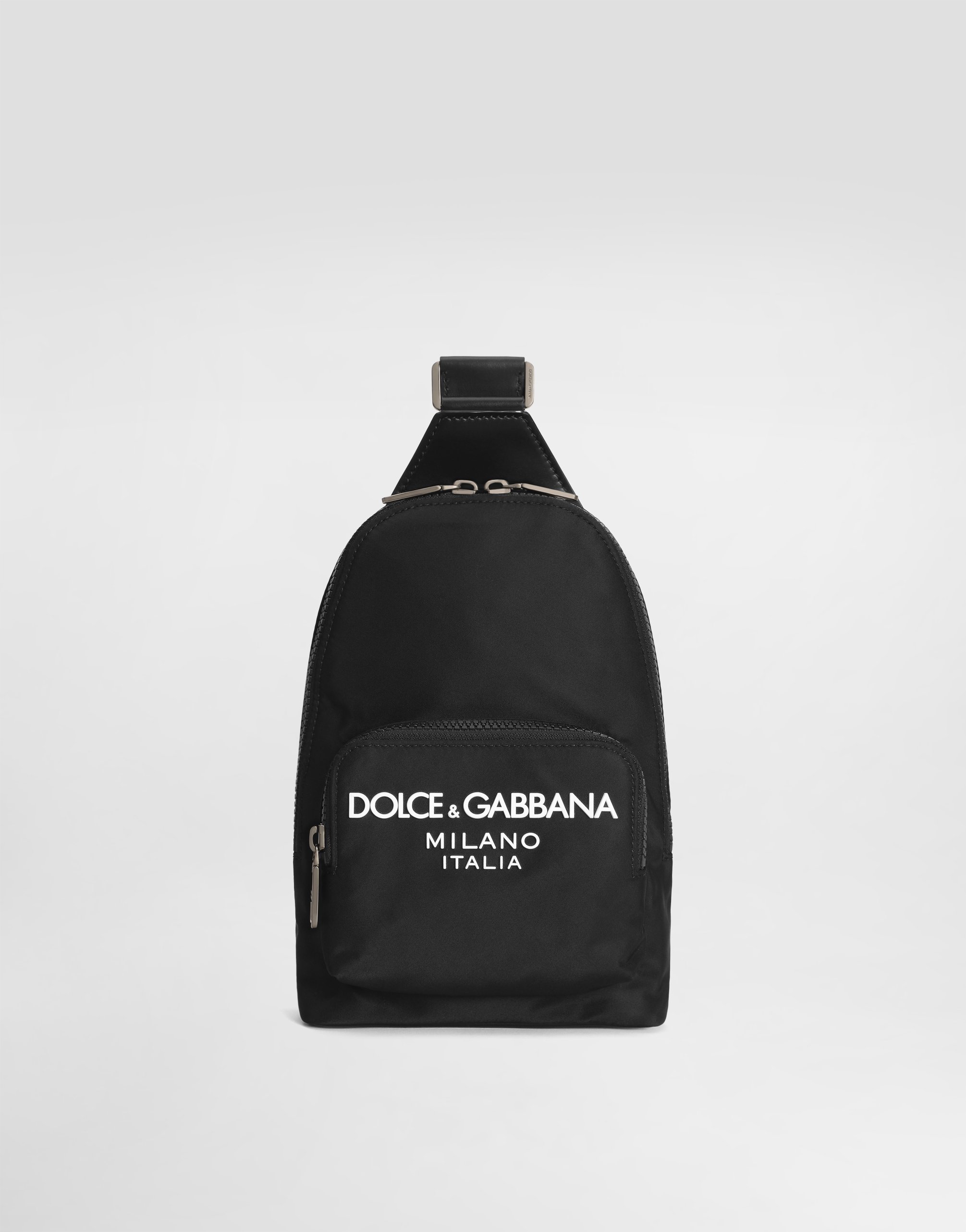 Нейлоновый рюкзак через плечо Dolce & Gabbana, черный
Нейлоновый рюкзак через плечо Dolce & Gabbana, черный