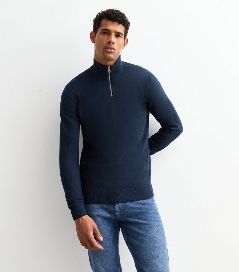 Темно-синий джемпер с молнией до половины длины Jack & Jones Jack & Jones, военно-морской
Темно-синий джемпер с молнией до половины длины Jack & Jones Jack & Jones, военно-морской