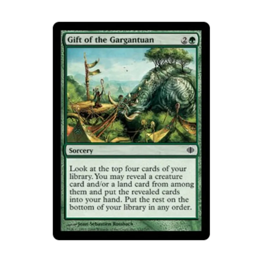 CCG Дар Гаргантюана (клавиша C), MTG - Shards of Alara
CCG Дар Гаргантюана (клавиша C), MTG - Shards of Alara