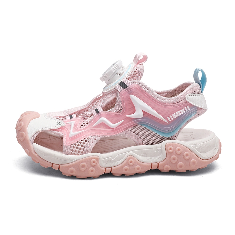 Сандалии детские противоскользящие YUZHAOLIN, розовый 
Сандалии детские противоскользящие YUZHAOLIN, розовый