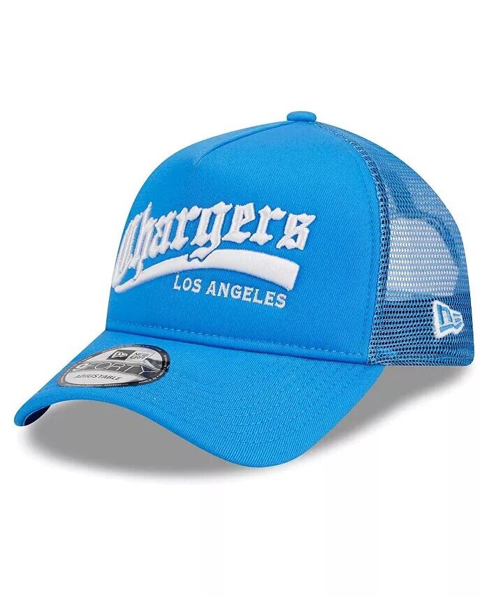 Мужская пудрово-синяя регулируемая кепка Los Angeles Chargers Caliber Trucker 9FORTY New Era, синий
Мужская пудрово-синяя регулируемая кепка Los Angeles Chargers Caliber Trucker 9FORTY New Era, синий