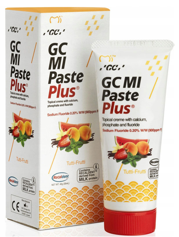 Зубная паста GC Mi Paste Plus Tutti-Frutti 35 мл
Зубная паста GC Mi Paste Plus Tutti-Frutti 35 мл