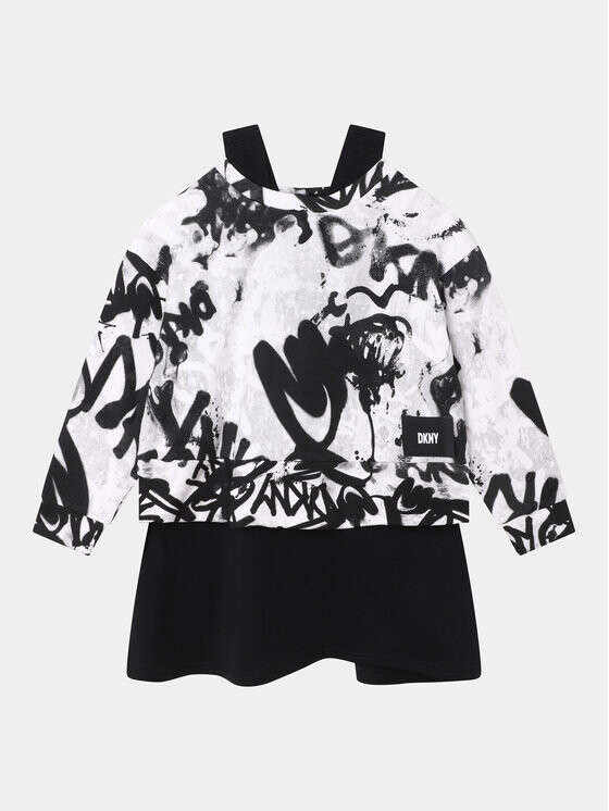 Трикотажное платье обычного кроя Dkny, черный
Трикотажное платье обычного кроя Dkny, черный