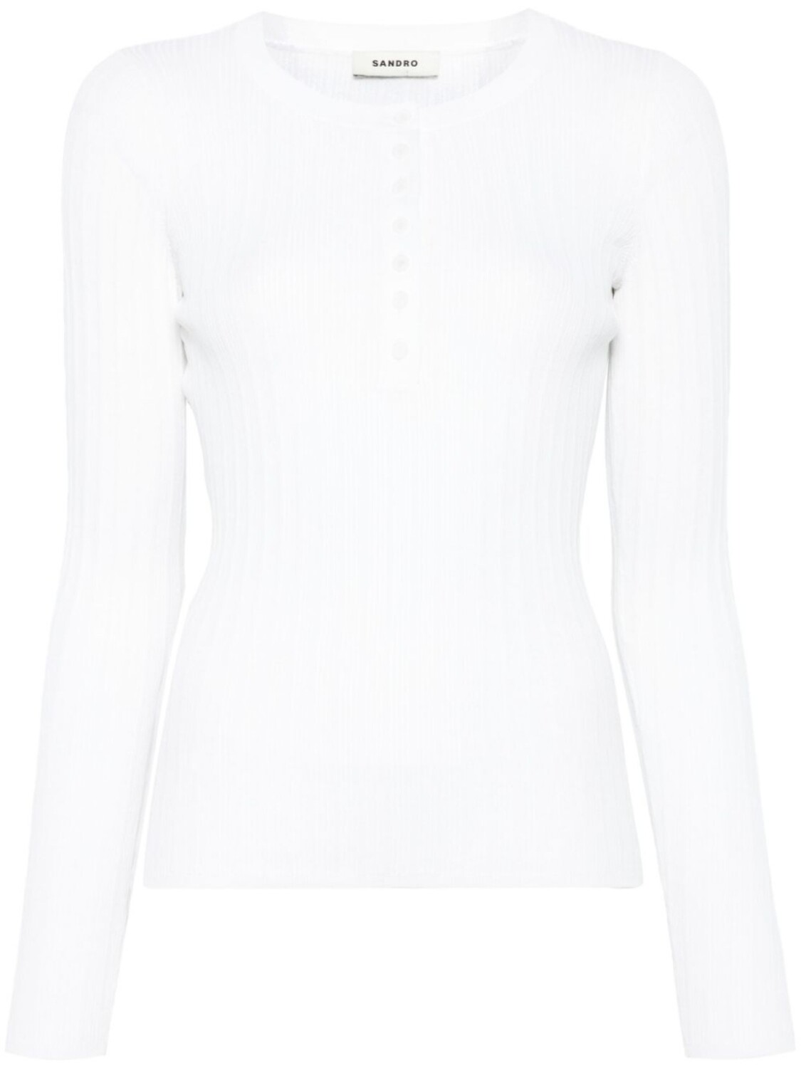 SANDRO топ в рубчик, белый
SANDRO топ в рубчик, белый