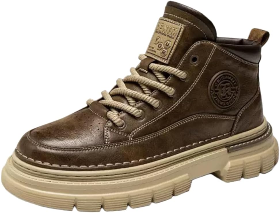 Мужские повседневные водонепроницаемые нескользящие ботинки чукка для прогулок, средние по высоте, с шнуровкой и мягкой подошвой Lexamen, A Coffee
Мужские повседневные водонепроницаемые нескользящие ботинки чукка для прогулок, средние по высоте, с шнуровкой и мягкой подошвой Lexamen, A Coffee