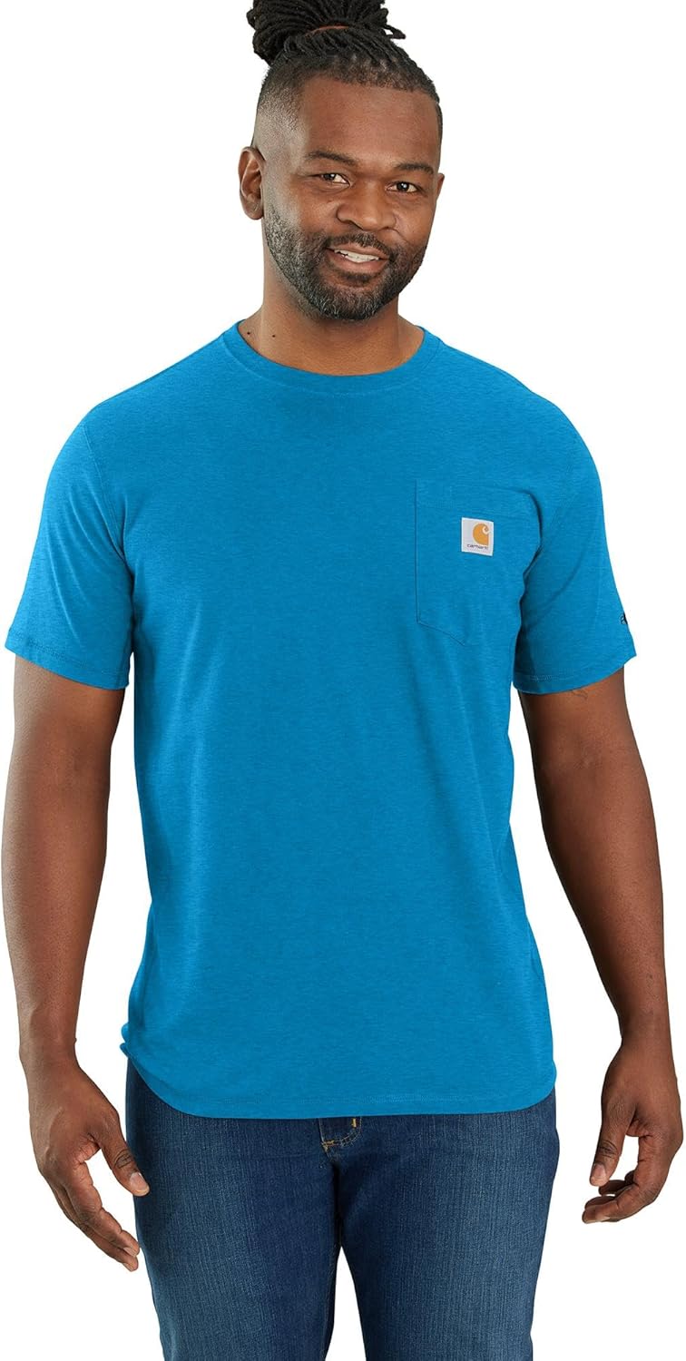 Carhartt мужская футболка 104616 Force Relaxed Fit Midweight с коротким рукавом и карманом, Engineer Blue Heather, Синий, Carhartt мужская футболка 104616 Force Relaxed Fit Midweight с коротким рукавом и карманом, Engineer Blue Heather
Carhartt мужская футболка 104616 Force Relaxed Fit Midweight с коротким рукавом и карманом, Engineer Blue Heather, Синий, Carhartt мужская футболка 104616 Force Relaxed Fit Midweight с коротким рукавом и карманом, Engineer Blue Heather