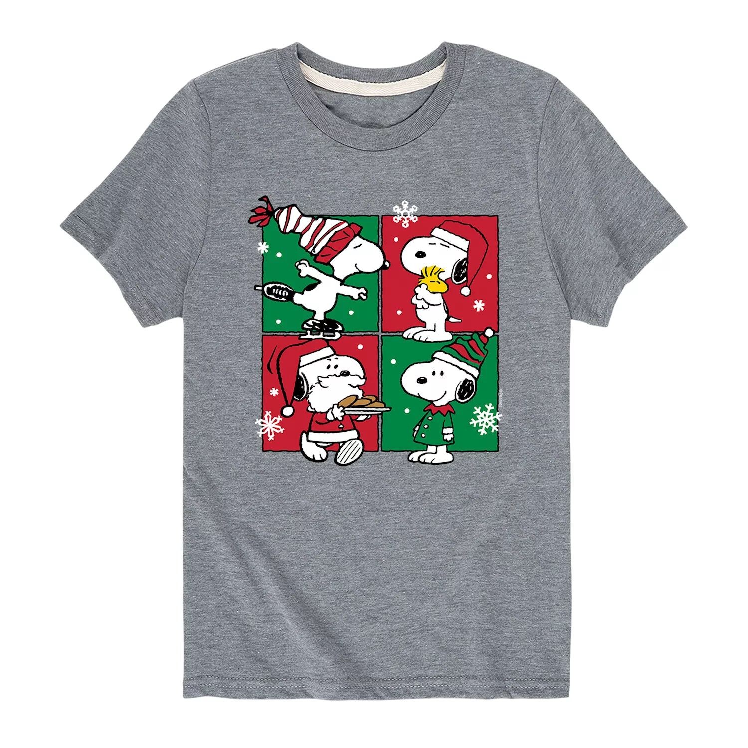 Рождественская футболка с рисунком Peanuts Snoopy для мальчиков 8–20 лет Licensed Character, серый
Рождественская футболка с рисунком Peanuts Snoopy для мальчиков 8–20 лет Licensed Character, серый