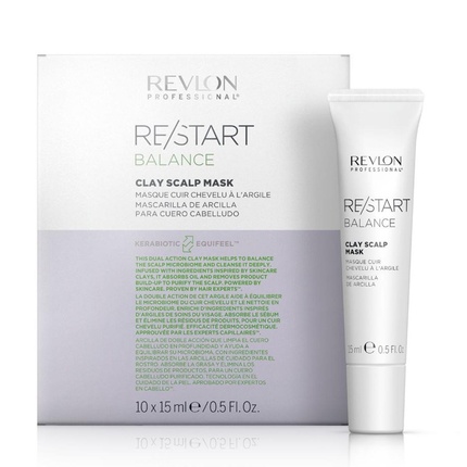 Маска для кожи головы Re-Start Balance Clay Revlon
Маска для кожи головы Re-Start Balance Clay Revlon