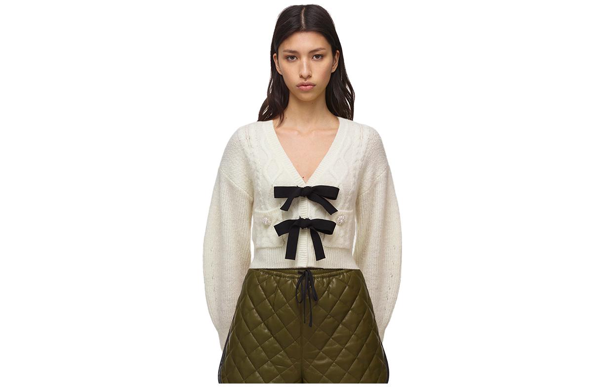 Self-portrait Автопортрет Вязаный свитер Женский Слоновая кость Белый
Self-portrait Автопортрет Вязаный свитер Женский Слоновая кость Белый