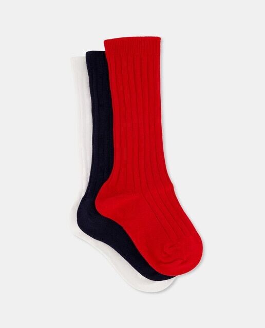 Комплект из трех детских носков с резинкой Cotton Juice, красный
Комплект из трех детских носков с резинкой Cotton Juice, красный