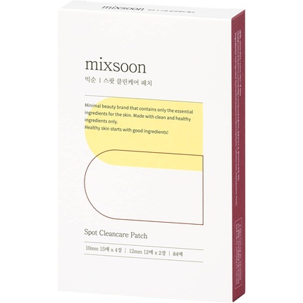 Spot Clean Care Patch Acne Pimple Seamless для покрытия и лечения проблемных пятен Mixsoon
Spot Clean Care Patch Acne Pimple Seamless для покрытия и лечения проблемных пятен Mixsoon