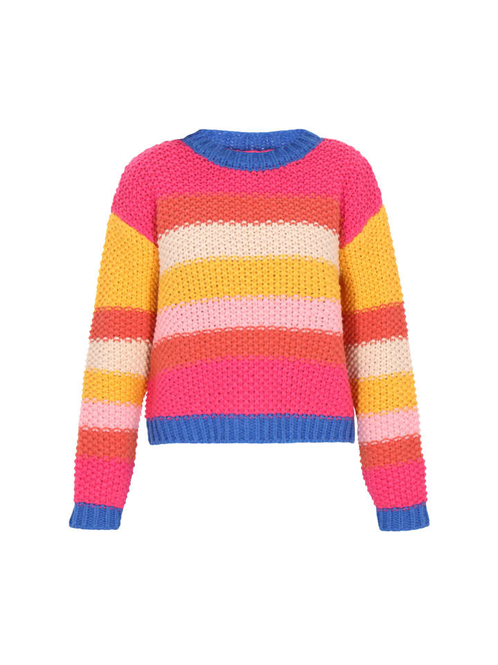 Женский свитер розового цвета с разноцветными вставками myMo
Женский свитер розового цвета с разноцветными вставками myMo