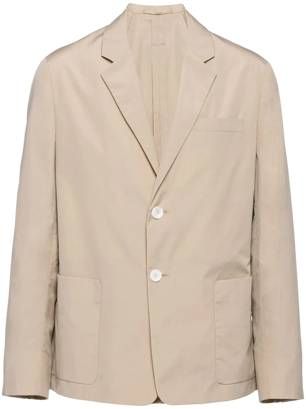 Пиджак с логотипом Prada, нейтральный
Пиджак с логотипом Prada, нейтральный