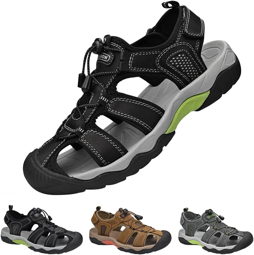 Мужские походные сандалии для вождения, повседневная спортивная обувь для пляжа, закрытые носки, летние дышащие легкие водные сандалии Generic, черный
Мужские походные сандалии для вождения, повседневная спортивная обувь для пляжа, закрытые носки, летние дышащие легкие водные сандалии Generic, черный