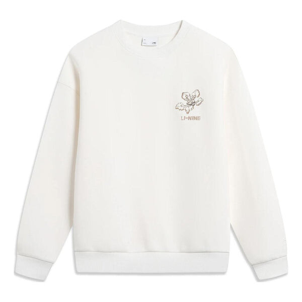 Топ китайская культура цветочная графика толстовка Li-Ning, белый
Топ китайская культура цветочная графика толстовка Li-Ning, белый