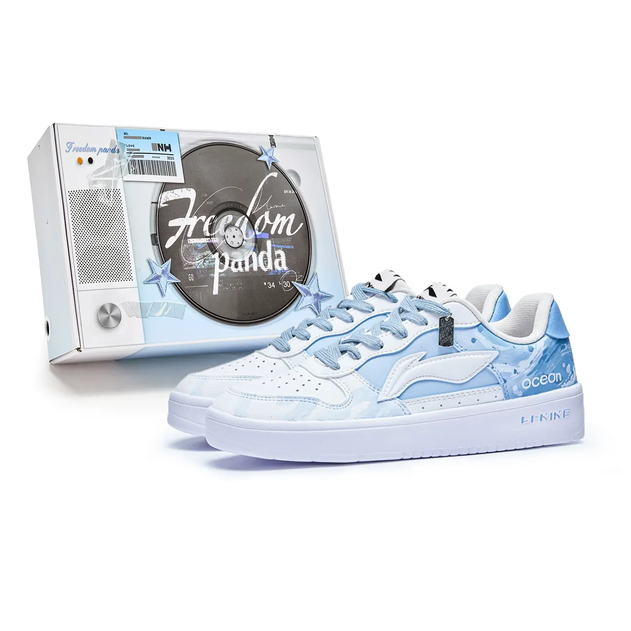 LINING Мужские низкие скейтерские туфли slip resistant cushioning abrasion resistant blue white
LINING Мужские низкие скейтерские туфли slip resistant cushioning abrasion resistant blue white