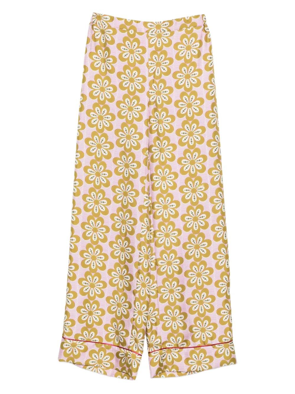 Шелковые брюки с цветочным принтом La DoubleJ, розовый
Шелковые брюки с цветочным принтом La DoubleJ, розовый