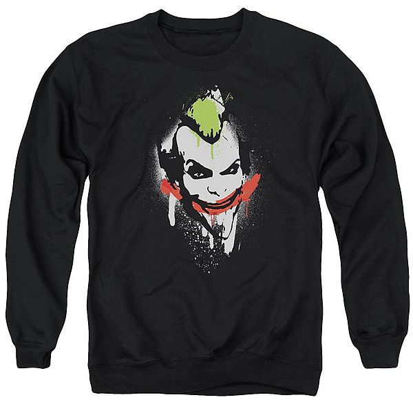 Толстовка с круглым вырезом для взрослых с рисунком аэрозольной краски Batman Arkham City Licensed Character
Толстовка с круглым вырезом для взрослых с рисунком аэрозольной краски Batman Arkham City Licensed Character