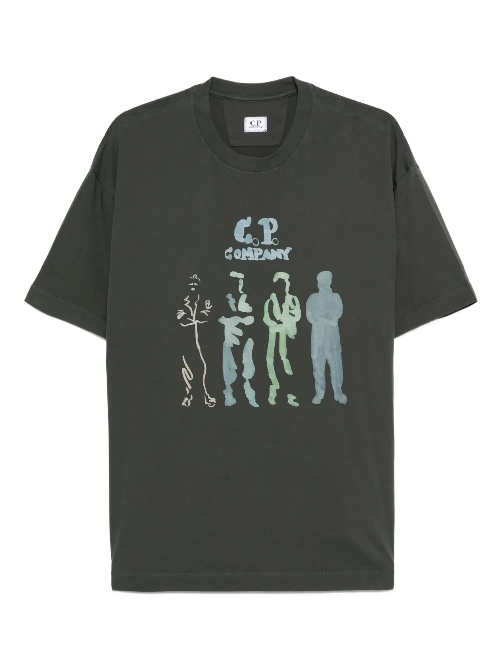 Футболка с графичным принтом C.P. Company, серый
Футболка с графичным принтом C.P. Company, серый