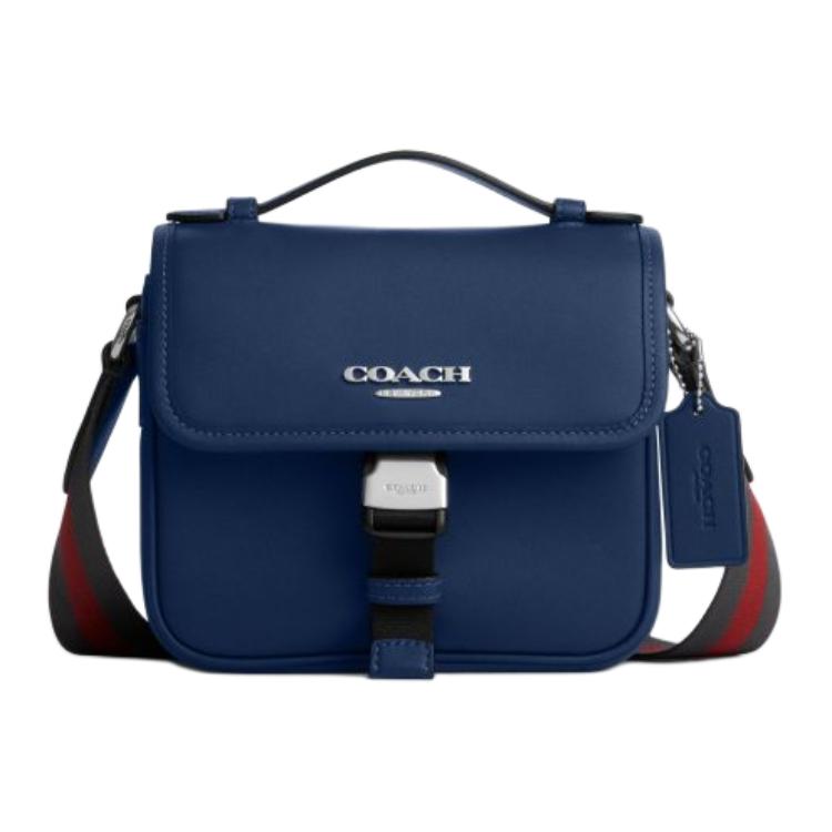 COACH Racer кожаная поясная сумка маленькая мужская темно-синяя
COACH Racer кожаная поясная сумка маленькая мужская темно-синяя