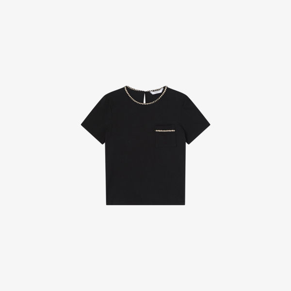 Футболка Lk Bennett Vita с контрастной отделкой, черный
Футболка Lk Bennett Vita с контрастной отделкой, черный