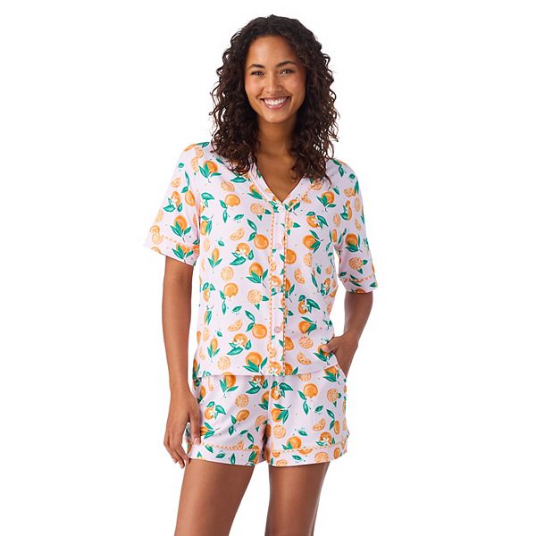 Женский комплект пижамы с коротким рукавом и шортами Cuddl Duds, Blush Oranges
Женский комплект пижамы с коротким рукавом и шортами Cuddl Duds, Blush Oranges