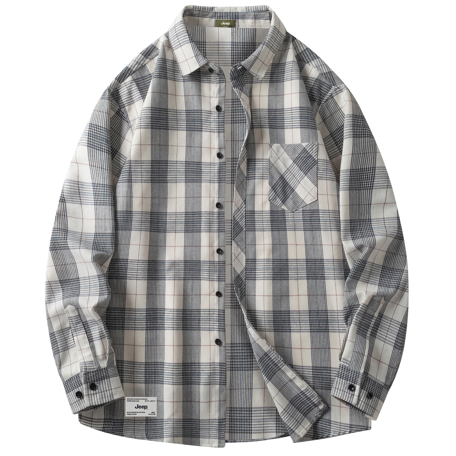 Рубашка унисекс Jeep, белый
Рубашка унисекс Jeep, белый