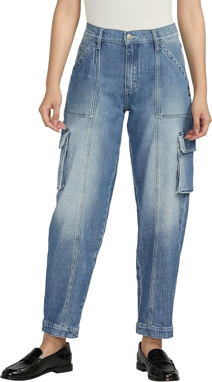 Silver Jeans Co. Женские джинсовые карго с высокой посадкой Legacy
Silver Jeans Co. Женские джинсовые карго с высокой посадкой Legacy