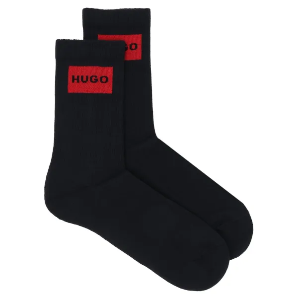 2 пары носков qs в рубчик с логотипом CC Hugo, черный
2 пары носков qs в рубчик с логотипом CC Hugo, черный