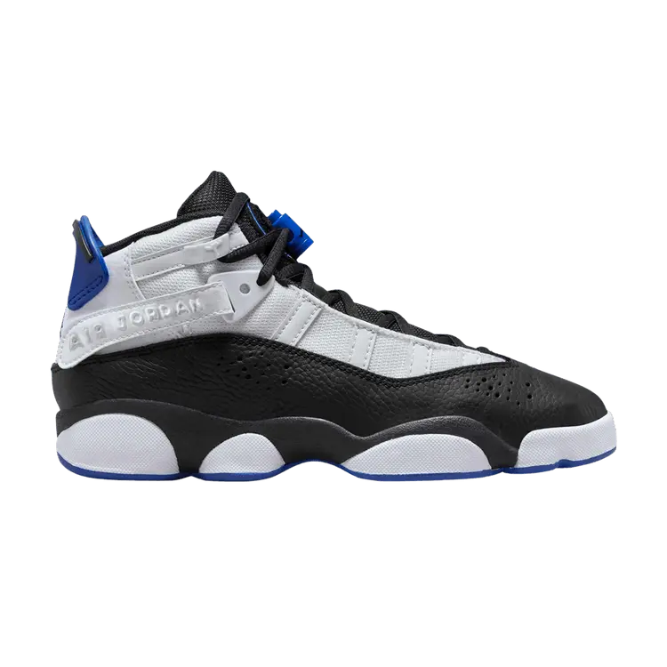 Кроссовки Jordan 6 Rings GS 'White Black Game Royal', черный
Кроссовки Jordan 6 Rings GS 'White Black Game Royal', черный