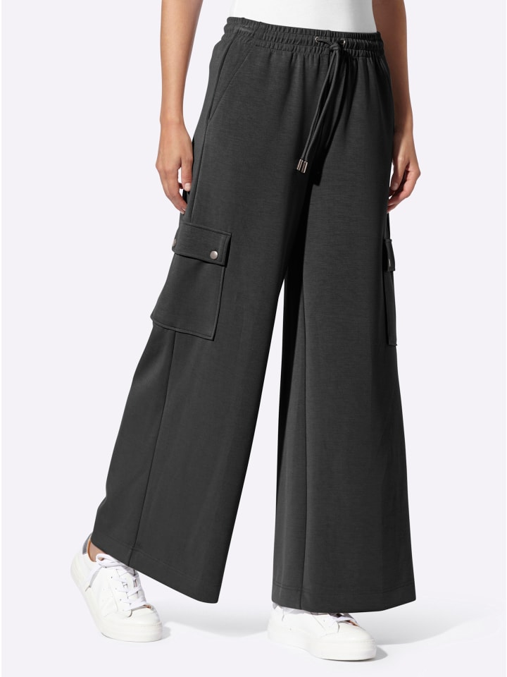 Трикотажные брюки черного цвета Heine
Трикотажные брюки черного цвета Heine