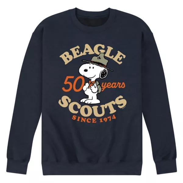 Мужская флисовая толстовка Peanuts Beagle Scout с нашивкой 50 лет Licensed Character, синий
Мужская флисовая толстовка Peanuts Beagle Scout с нашивкой 50 лет Licensed Character, синий