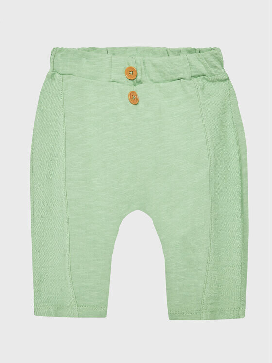 Тканевые брюки стандартного кроя United Colors Of Benetton, зеленый 
Тканевые брюки стандартного кроя United Colors Of Benetton, зеленый